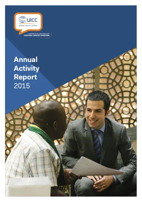 UICC Annual Activity Report 2015 cover image