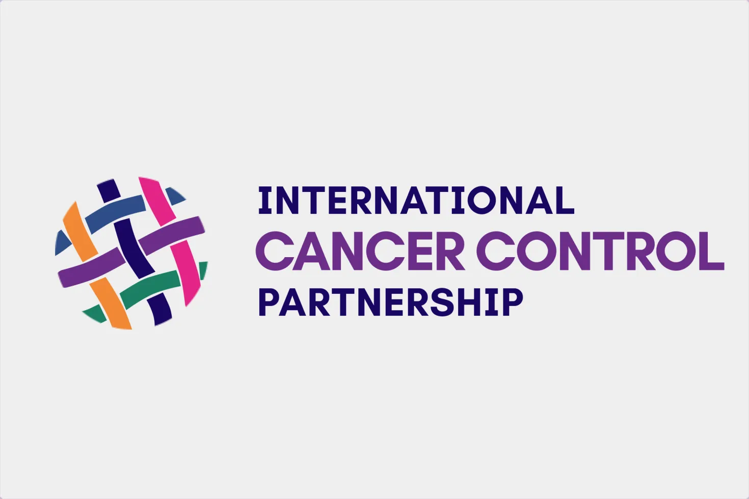 International Cancer Control Partnership logo on grey background