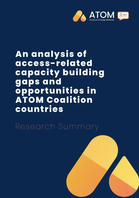 ATOM Coalition Capacity Building Report Cover page