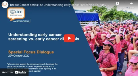 Virtual Dialogue: Understanding early cancer screening vs. early cancer diagnosis