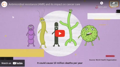 Video: antimicrobial resistance (AMR) and its impact on cancer care