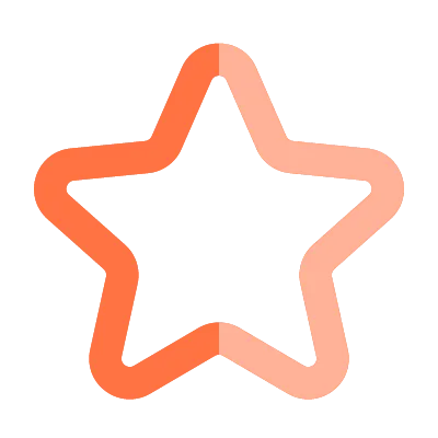 Orange star icon