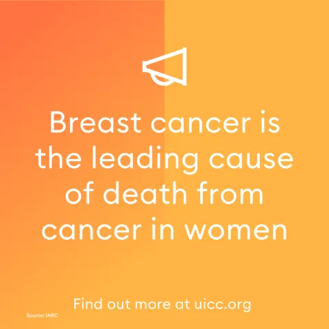 Breast cancer social media card