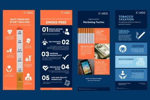 Four tobacco control infographics