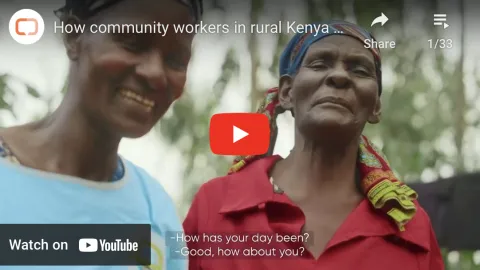 Thumbnail of the video community workers in rural kenya support women with breast cancer