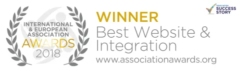 Winner badge for Best Website & Integration Winner badge for Best Website & Integration