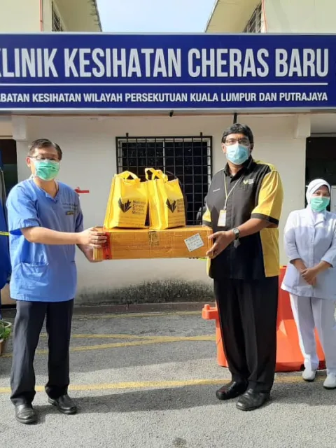 NCSM covid response providing PPE to health workers